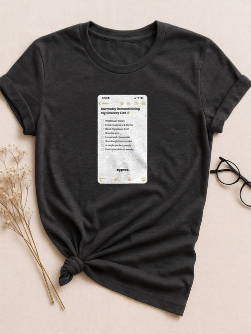 Currently romanticizing my grocery list.